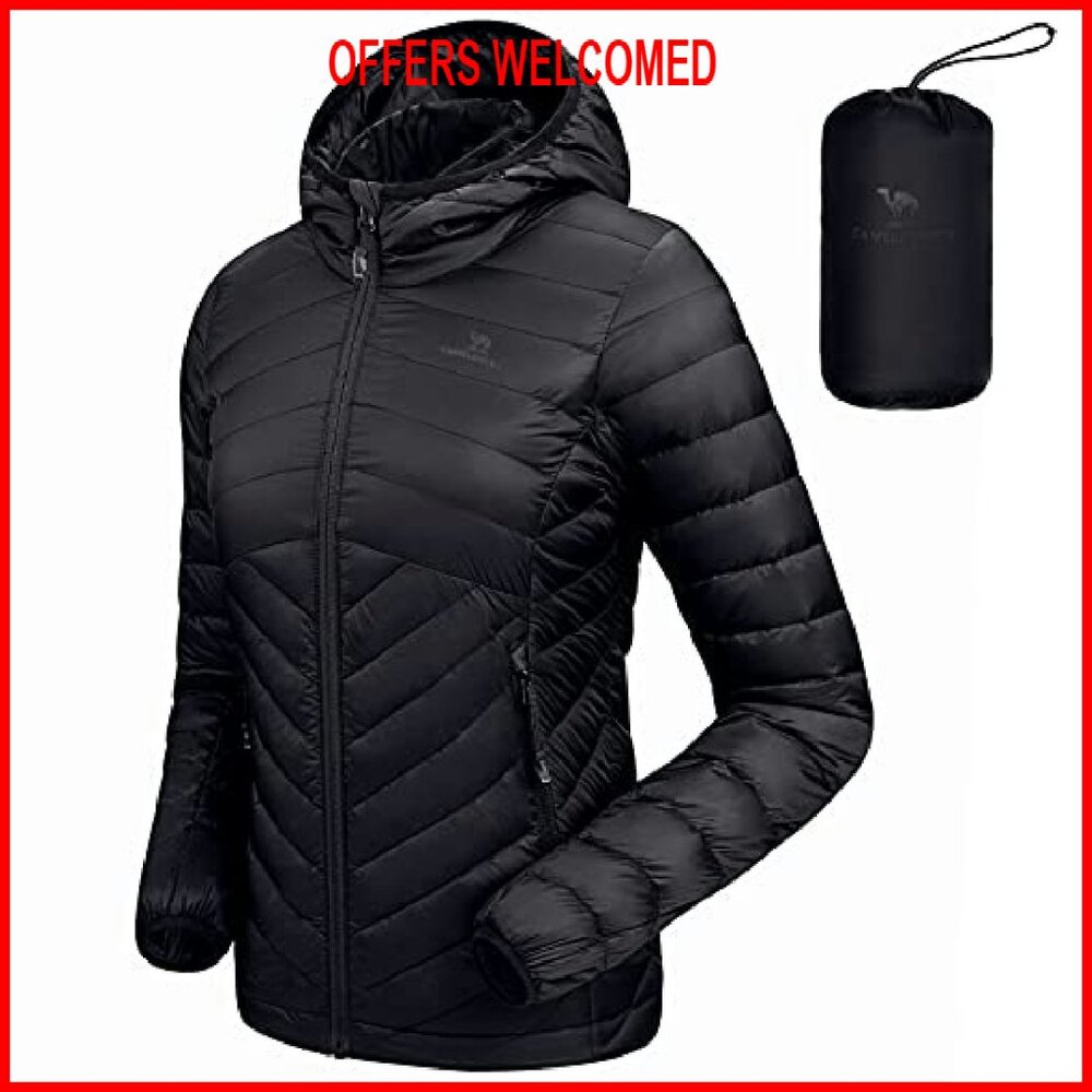 Lightweight Packable Down Puffer Jacket Hooded In… - image 2